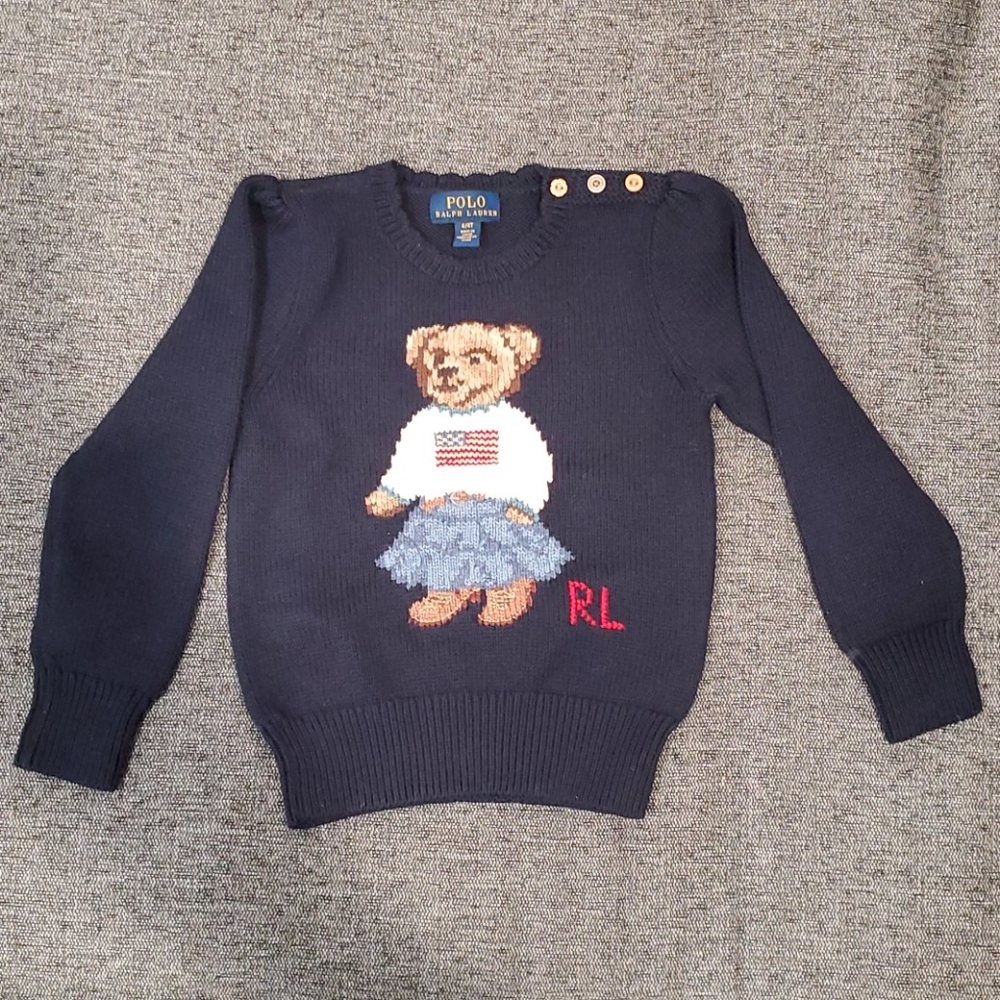 Polo Bear Cotton Sweater